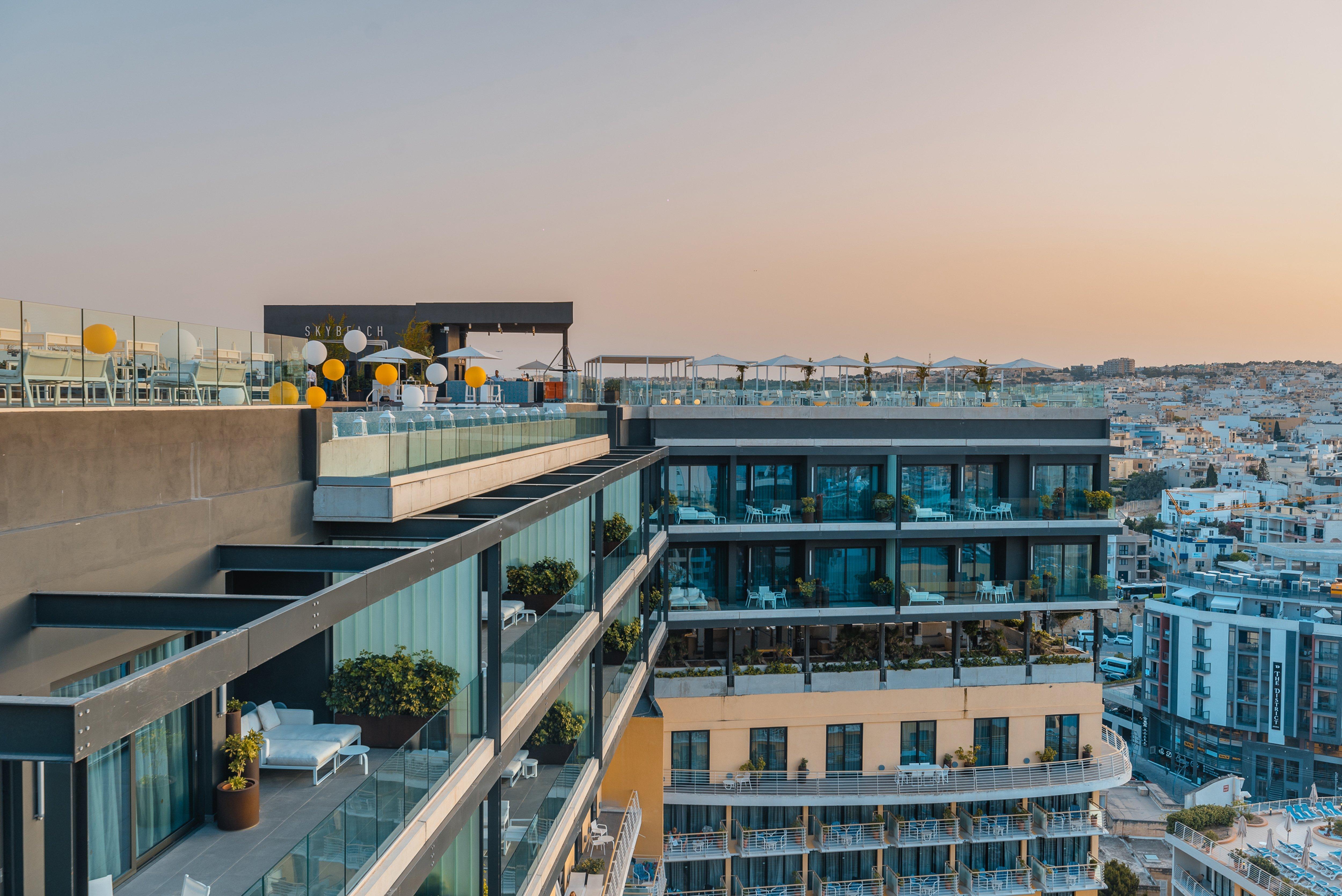 Intercontinental Malta By Ihg Hotel Saint Julian's Ngoại thất bức ảnh The view from the rooftop of the hotel